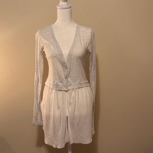 Anthropologie layered delicate cardigan